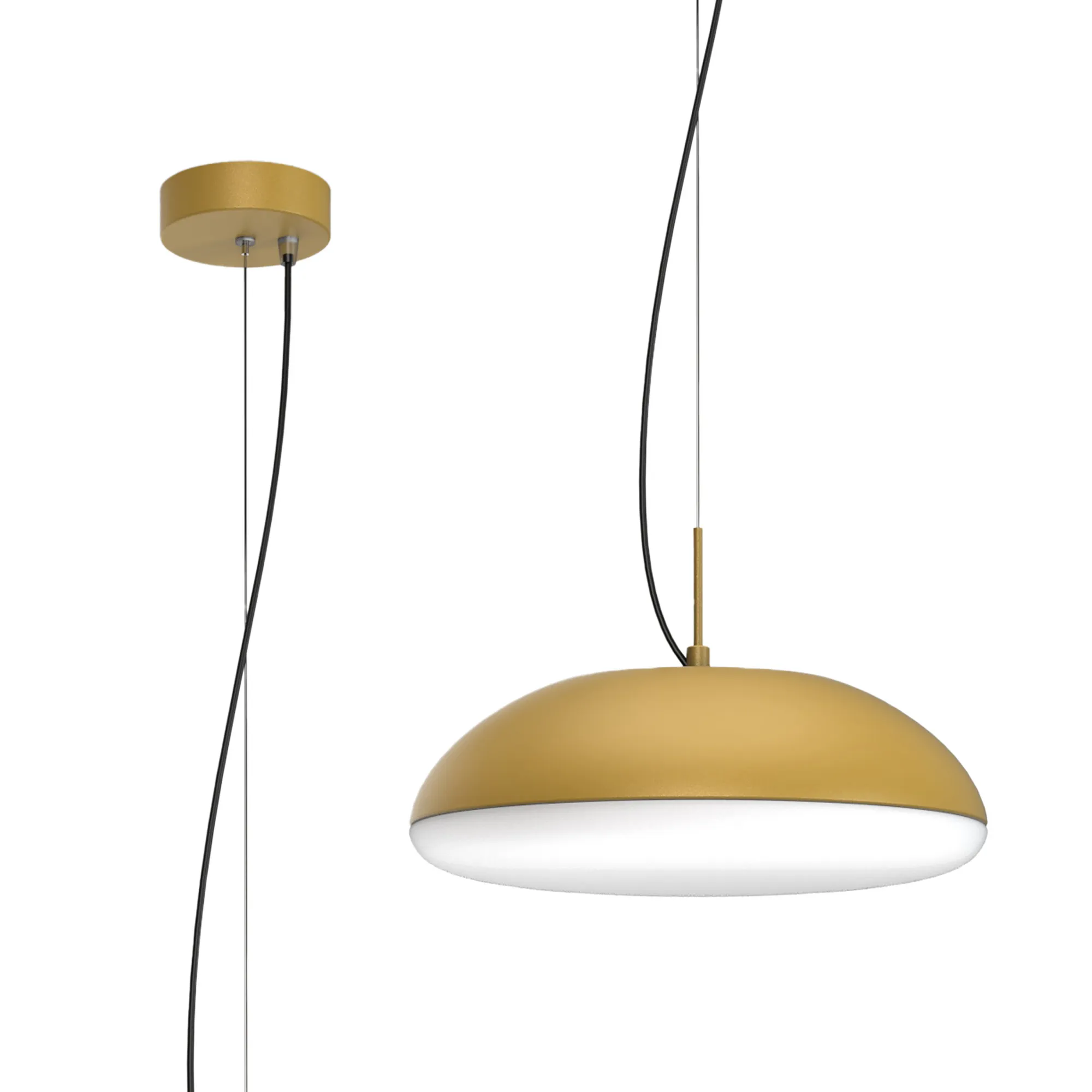 M8149  Kazz Pendant 38cm Round 4 Light Gold